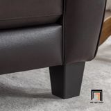  Bộ ghế sofa văn phòng tiếp khách KT143 Namara da Pu bóng đen 