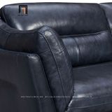  Ghế sofa băng xanh đen BT133 Franz da công nghiệp sang trọng 