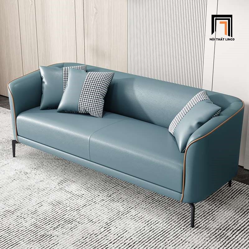  Bộ ghế sofa phòng khách KT67 Polan bọc da công nghiệp 