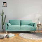  Bộ ghế sofa gia đình nhỏ vải nỉ KT114 Ufor màu vàng vải nỉ 