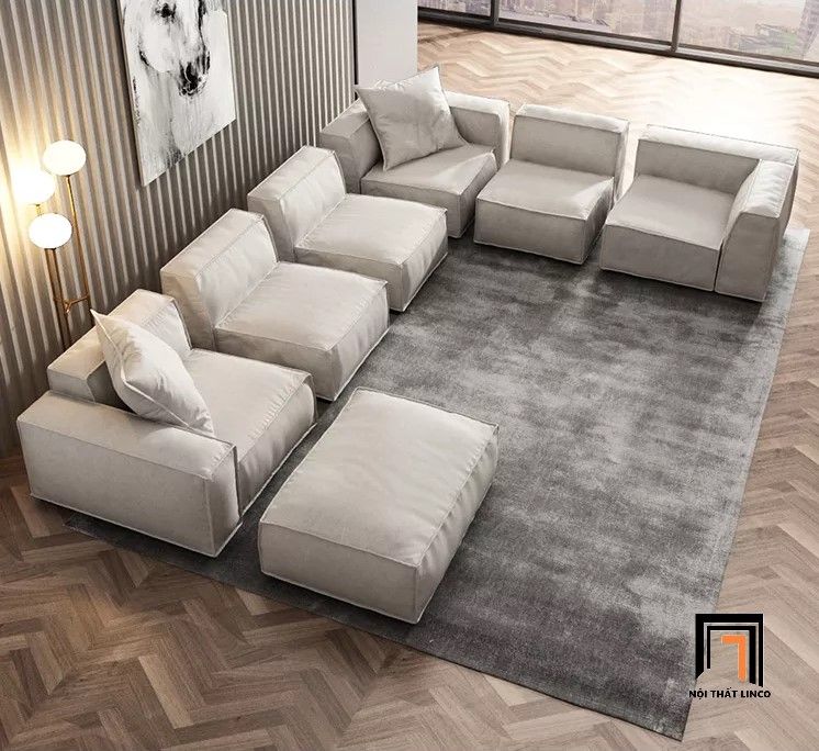  Ghế sofa góc GT19 Kedu 3m7 nhiều kiểu dáng phòng khách lớn 