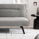  Ghế sofa giường hiện đại GB106 Brumbee 1m7 vải nhung xám 
