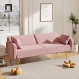  Ghế sofa giường màu xanh lá vải nỉ GB80 Casso dài 2m giá rẻ 