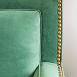  Bộ ghế sofa phòng khách sang trọng KT117 Yazzie xanh lá vải nhung 