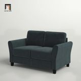  Ghế sofa băng nhỏ gọn BT205 Caniah 1m3 giá rẻ màu xám đen 