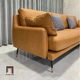 Ghế sofa văng da Pu BT249 Peoria dài 2m2 màu nâu cam 