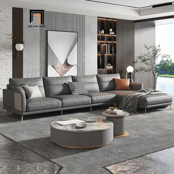 bộ ghế sofa góc gia đình lớn 3m x 1m6