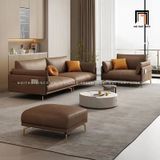  Ghế sofa băng da công nghiệp 2m2 BT85 Skinny màu xám ghi 
