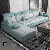  Bộ ghế sofa góc L GT191 Huala 2m8 x 1m75 kê đầu gật gù 