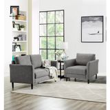  Bộ ghế sofa văn phòng làm việc KT128 Marouso giá rẻ màu xám 