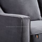  Bộ ghế sofa góc L xoay chiều GT77 Paige màu xanh dương đậm 