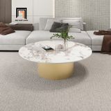  Bàn sofa hình tròn 70cm đá ceramic BSF82 Lasea phòng khách 