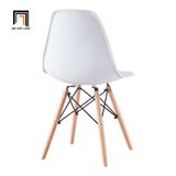  Bộ bàn ăn chữ nhật 1-OC6-GCF1-KH108 6 ghế ngồi nhựa trắng 
