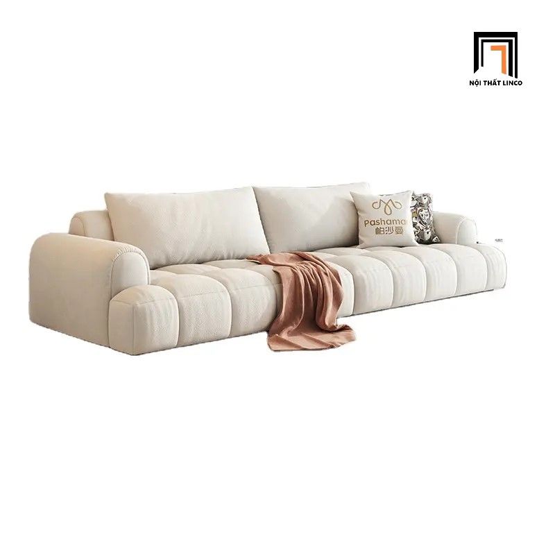  Bộ ghế sofa gia đình KT72 Muranso vải nhung nỉ đẹp 