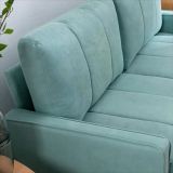  Ghế sofa băng nỉ giá rẻ BT242 Ashtan cho nhà nhỏ xám đậm 