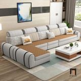  Bộ ghế sofa góc L gia đình GT151 Fresno 3m x 1m8 phối màu đẹp 