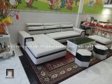  Bộ ghế sofa L phòng khách GT45 Blink 3m x 1m8 da công nghiệp 