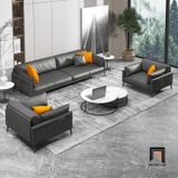  Ghế sofa đơn da công nghiệp DT68 Dubuque màu đen 