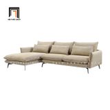  Bộ ghế sofa góc L 2m4 x 1m6 GT33-Heemor vải nhung nỉ đẹp 