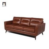  Ghế sofa băng da công nghiệp BT174 Amina dài 2m sang trọng 