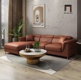  Ghế sofa góc L da công nghiệp GT242 Morse 2m4 x 1m6 gật gù 