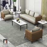  Ghế sofa băng da công nghiệp BT275 Chieti dài 2m cho căn hộ đẹp 