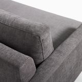  Bộ ghế sofa góc phòng khách GT133 Andes 2m2 x 2m2 xám đậm 