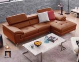  Set ghế sofa góc kê đầu gật gù GT244 Trivoli 2m5 x 1m6 da giả 