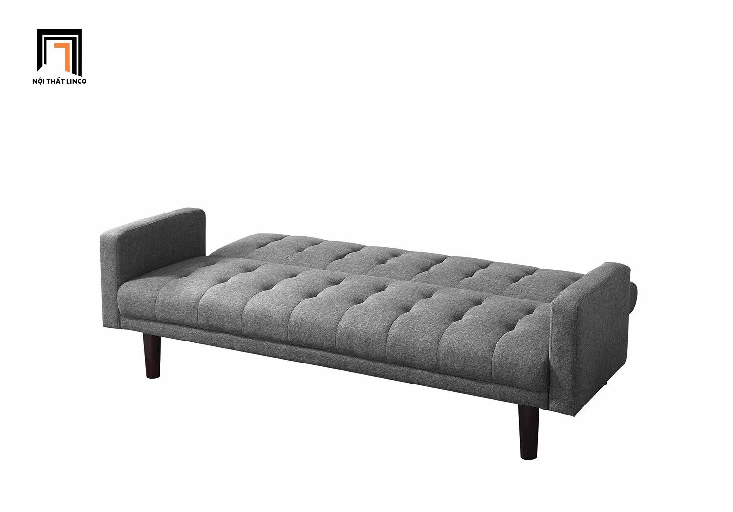  Ghế sofa giường gấp gọn dài 2m GB76 Batrie màu xám giá rẻ 