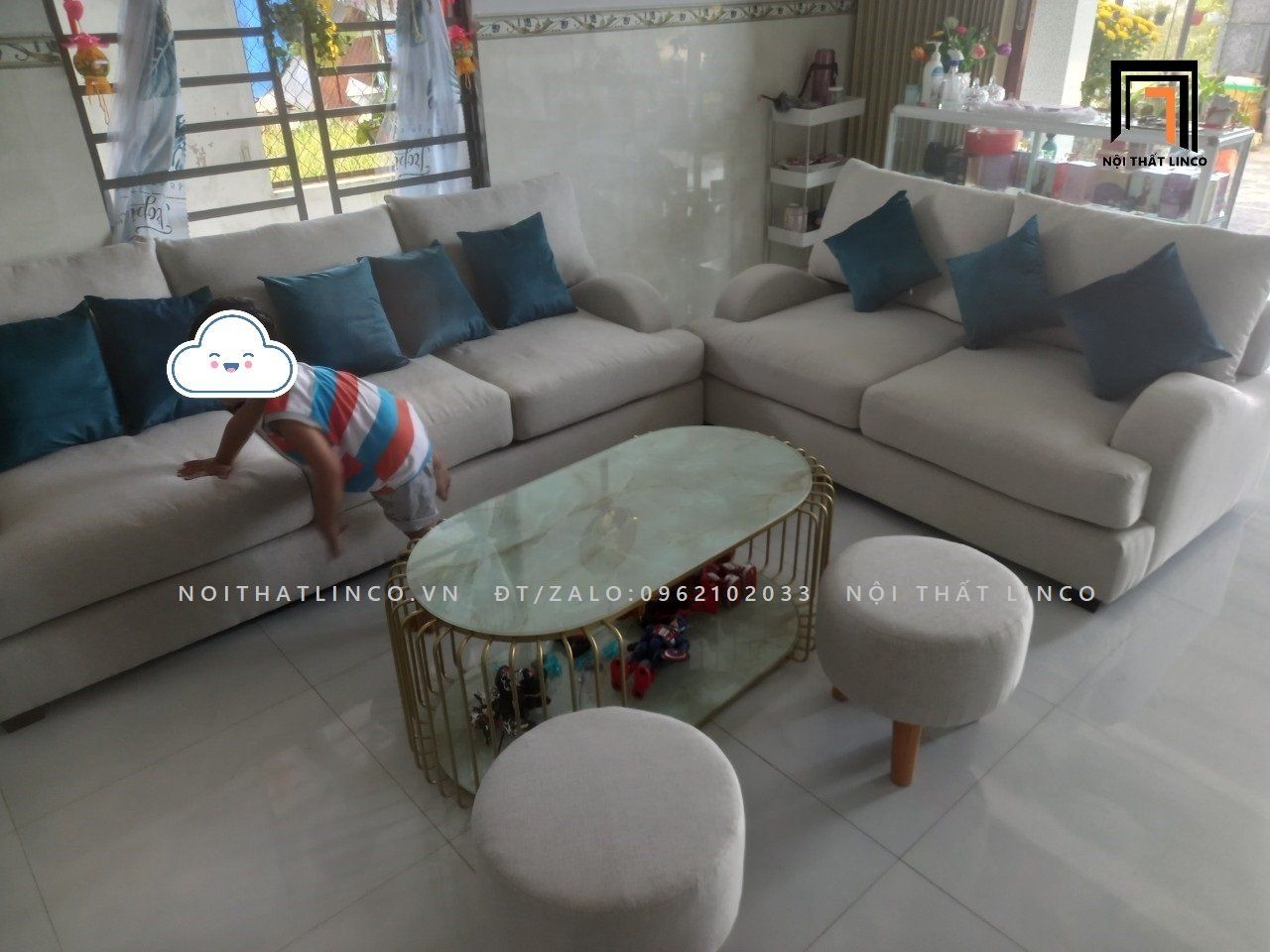  Ghế sofa băng 2m2 BT21 Somerville phong cách cổ điển châu Âu 