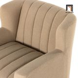  Ghế sofa đơn ngồi thư giãn DT36 Norwood vải nỉ kem 