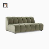  Ghế sofa văng nhỏ gọn dài 1m7 BT271 Avalon vải nỉ xám trắng 