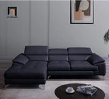  Set ghế sofa góc kê đầu gật gù GT244 Trivoli 2m5 x 1m6 da giả 