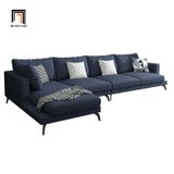  Ghế sofa góc L 3m x 1m6 GT188 Creusot màu xám lông chuột 