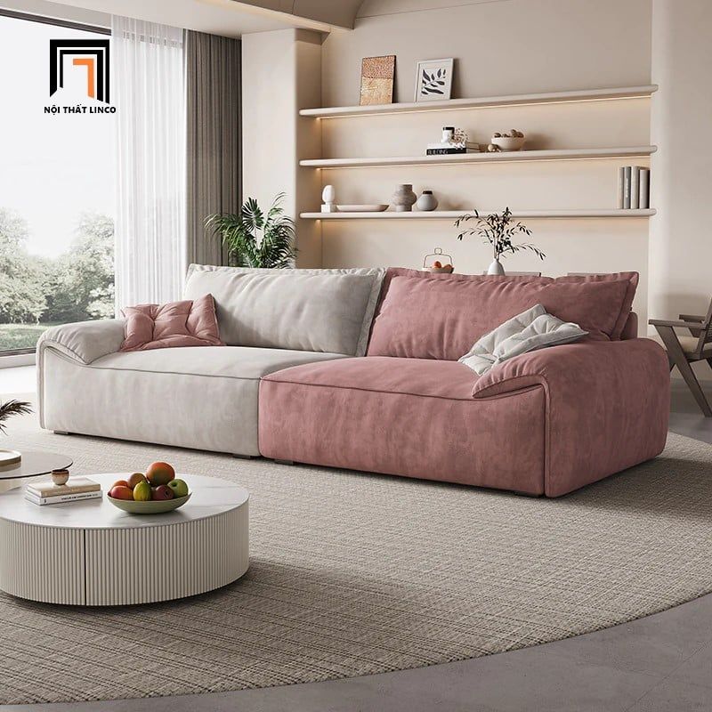  Ghế sofa văng da công nghiệp BT280 Thompson dài 2m4 sang trọng 