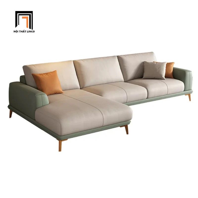  Bộ ghế sofa góc L không gian lớn GT174 Atonio 3m x 1m6 sang trọng 