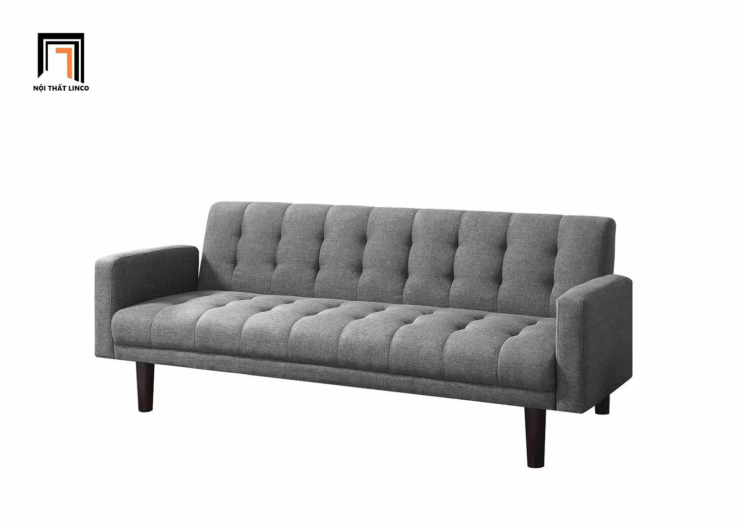  Ghế sofa giường gấp gọn dài 2m GB76 Batrie màu xám giá rẻ 