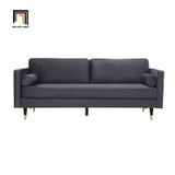 Ghế sofa băng BT1 Rom 2m hiện đại xanh lá vải nhung giá rẻ 