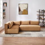 Bộ ghế sofa góc chữ U GT101 Hudson 2m8 x 1m6 giá rẻ 