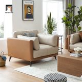  Ghế sofa đơn bọc da giả DT51 Martisse phòng khách sang trọng 