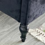  Giường ngủ tân cổ điển GN51 Jeriel phối 2 màu vải nhung 