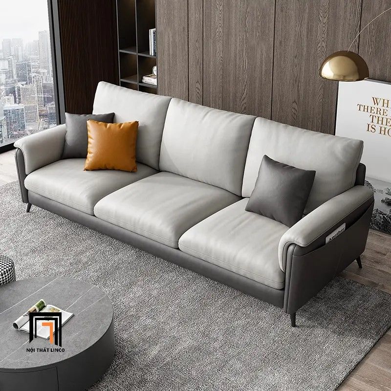  Bộ ghế sofa phòng khách sang trọng KT51 Jing da giả simili 