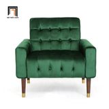  Ghế sofa đơn vải nhung nỉ DT41 Wyton cho gia đình 