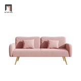  Ghế sofa giường màu xanh lá vải nỉ GB80 Casso dài 2m giá rẻ 