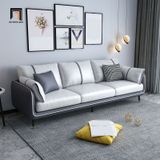  Ghế sofa băng da Pu dài 2m1 BT188 Sken kiểu dáng sang trọng 