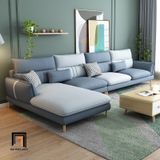  Bộ ghế sofa góc vải nỉ phối màu GT190 Nancy 3m x 1m6 sang trọng 