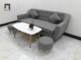  Ghế salon văng băng giá rẻ BGN dài 1m9 màu xám ghi trắng 