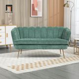  Ghế sofa băng cong vải nỉ xinh xắn BT236 Mercer 1m8 cho shop tiệm 