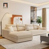  Bộ ghế sofa góc L da công nghiệp GT201 Qingge 3m x 1m6 