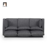  Ghế sofa băng văng dài xám đậm BT228 Oliver dài 1m9 giá rẻ 